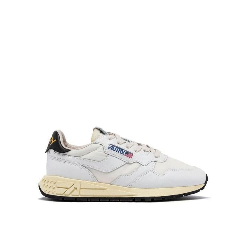 Autry White Leather Athletic Men's Sneakers